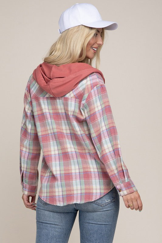 Plaid Shirt Hoodie