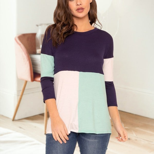 Color Block Tunic | Modern Boutique Fashion