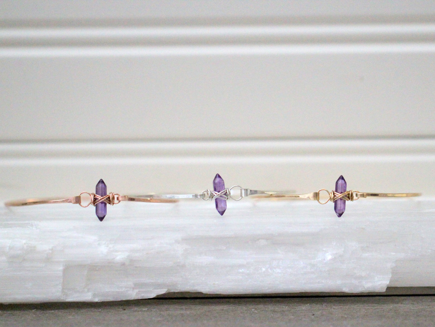 Crest Bracelet - Amethyst