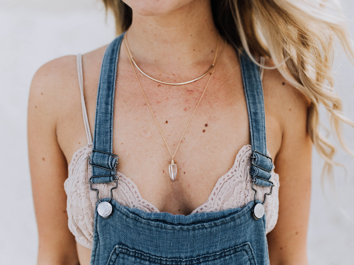 Contour Collar Necklace - ( As Seen On Arrow )