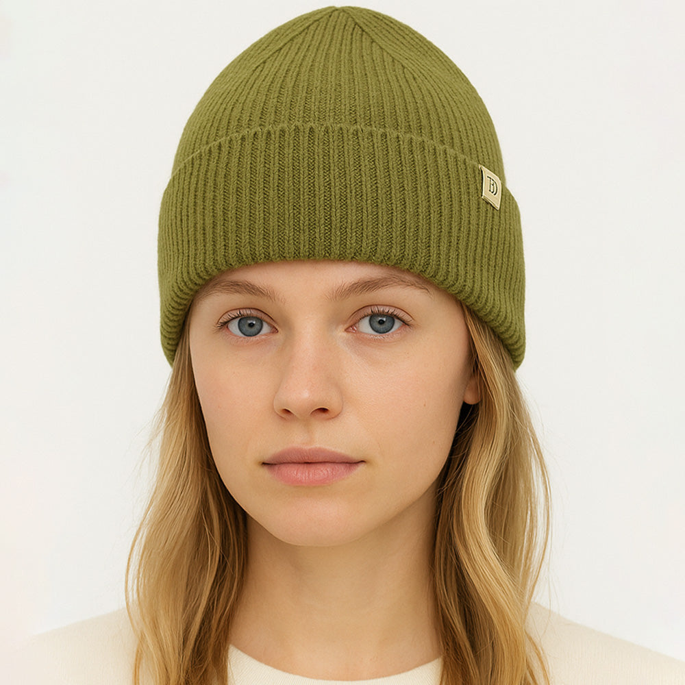 Solid Knit Winter Beanie Hat