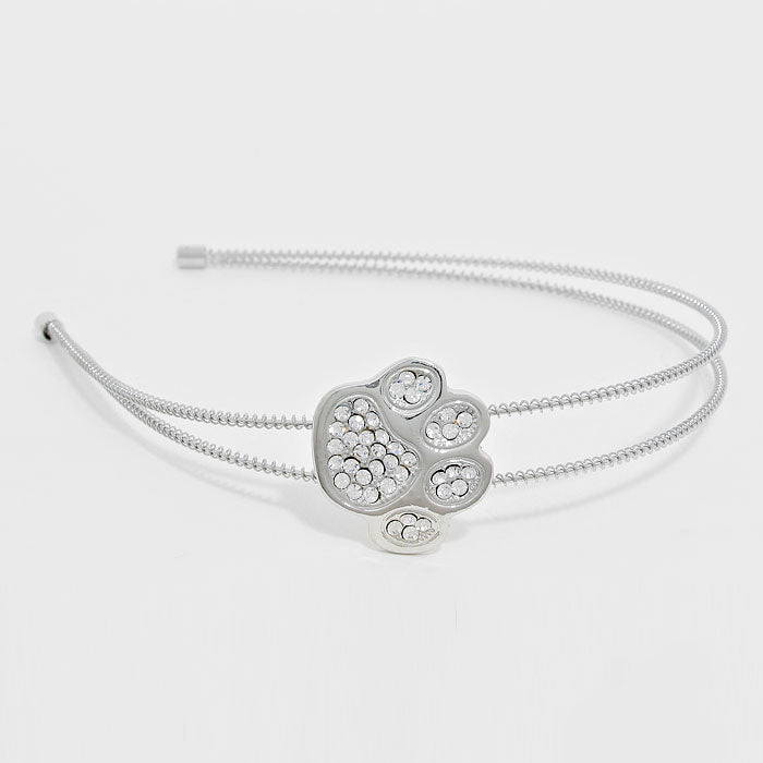 Crystal Pave Paw Headband