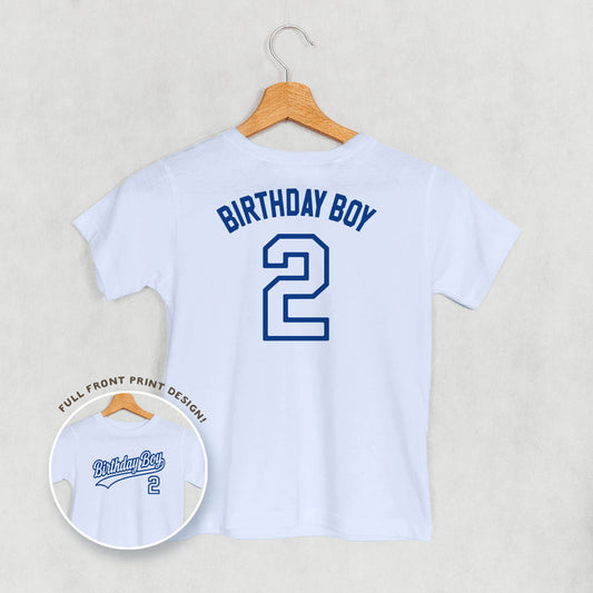 Birthday Boy Varsity #2 (Kids Back Print)