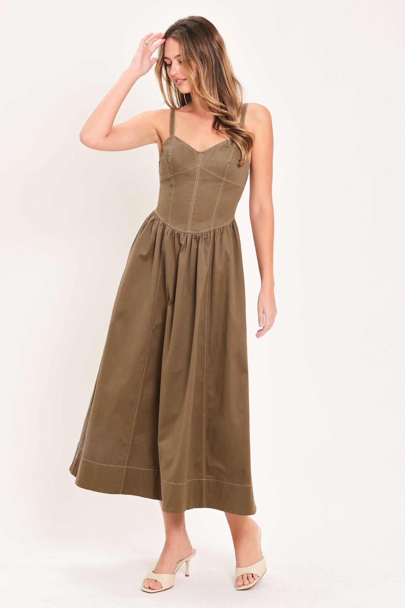 prairie dress modern HEART BALLAD WOVEN MIDI What to wear: 8 Size:3XLARGE The Allison Prairie Dress Bow_Mini_Dress