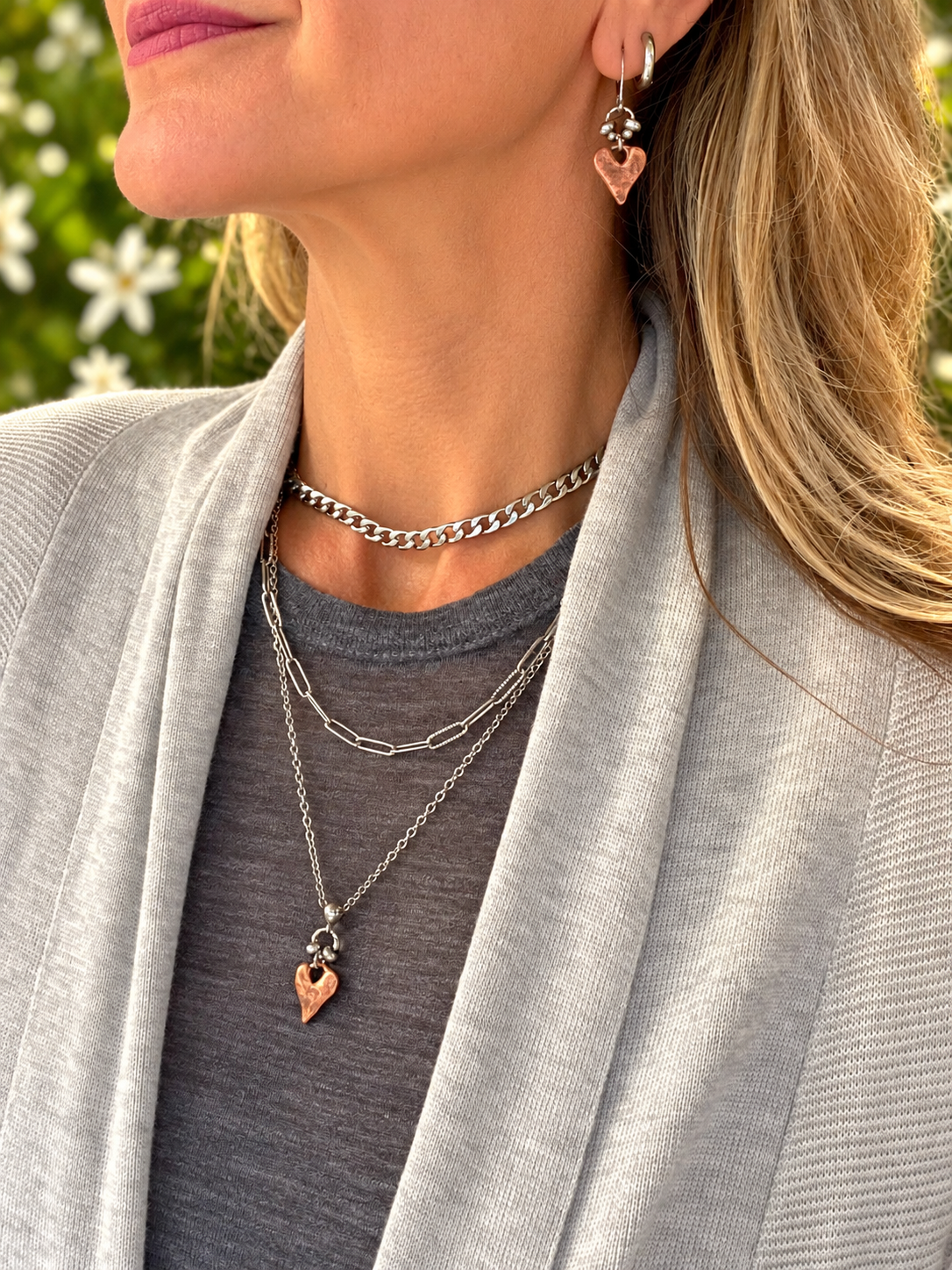 RUSTIC HEART NECKLACE
