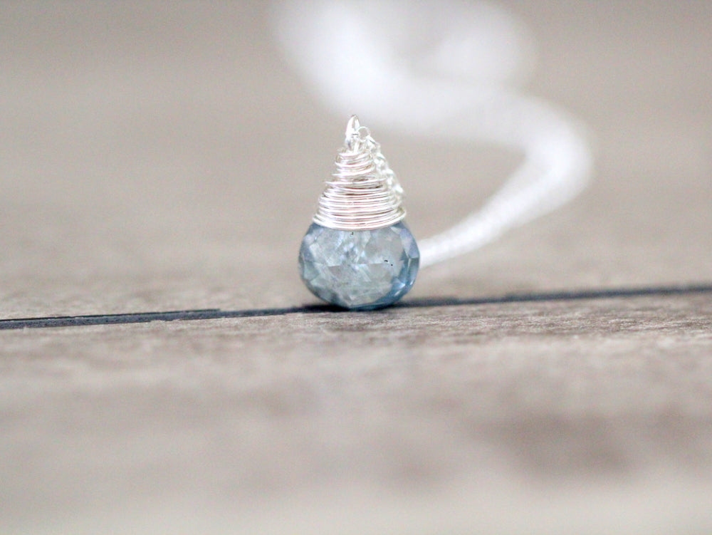 Moss Aquamarine Necklace