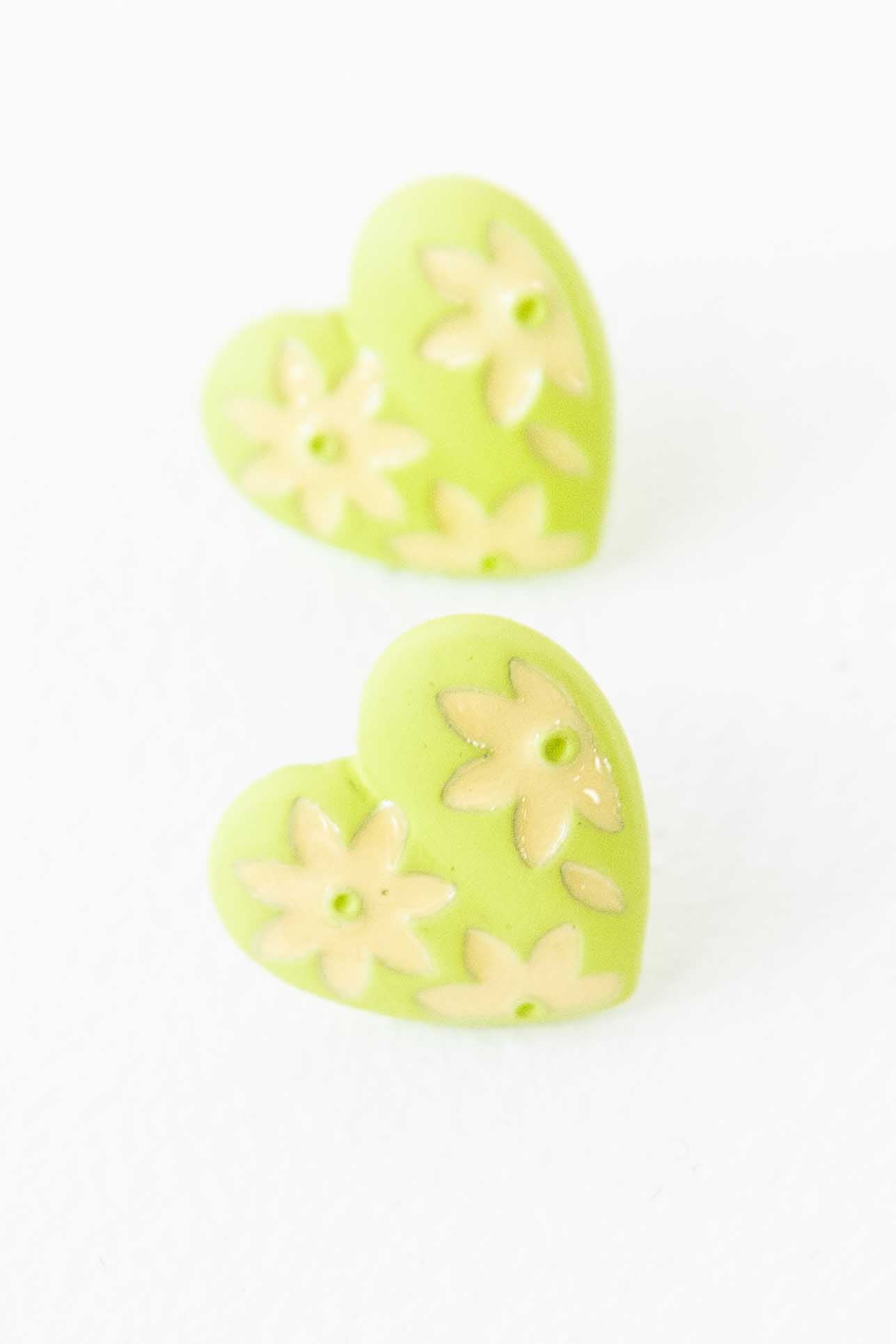 Flower Lover Stud Earrings | Lime