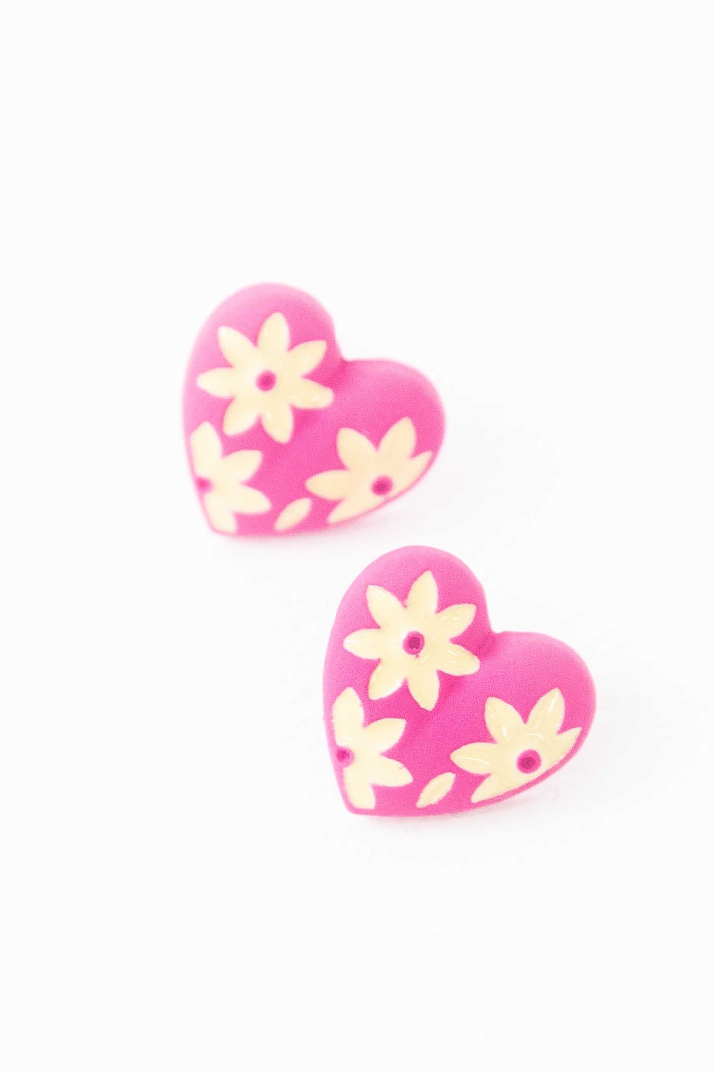 Flower Lover Stud Earrings | Pink
