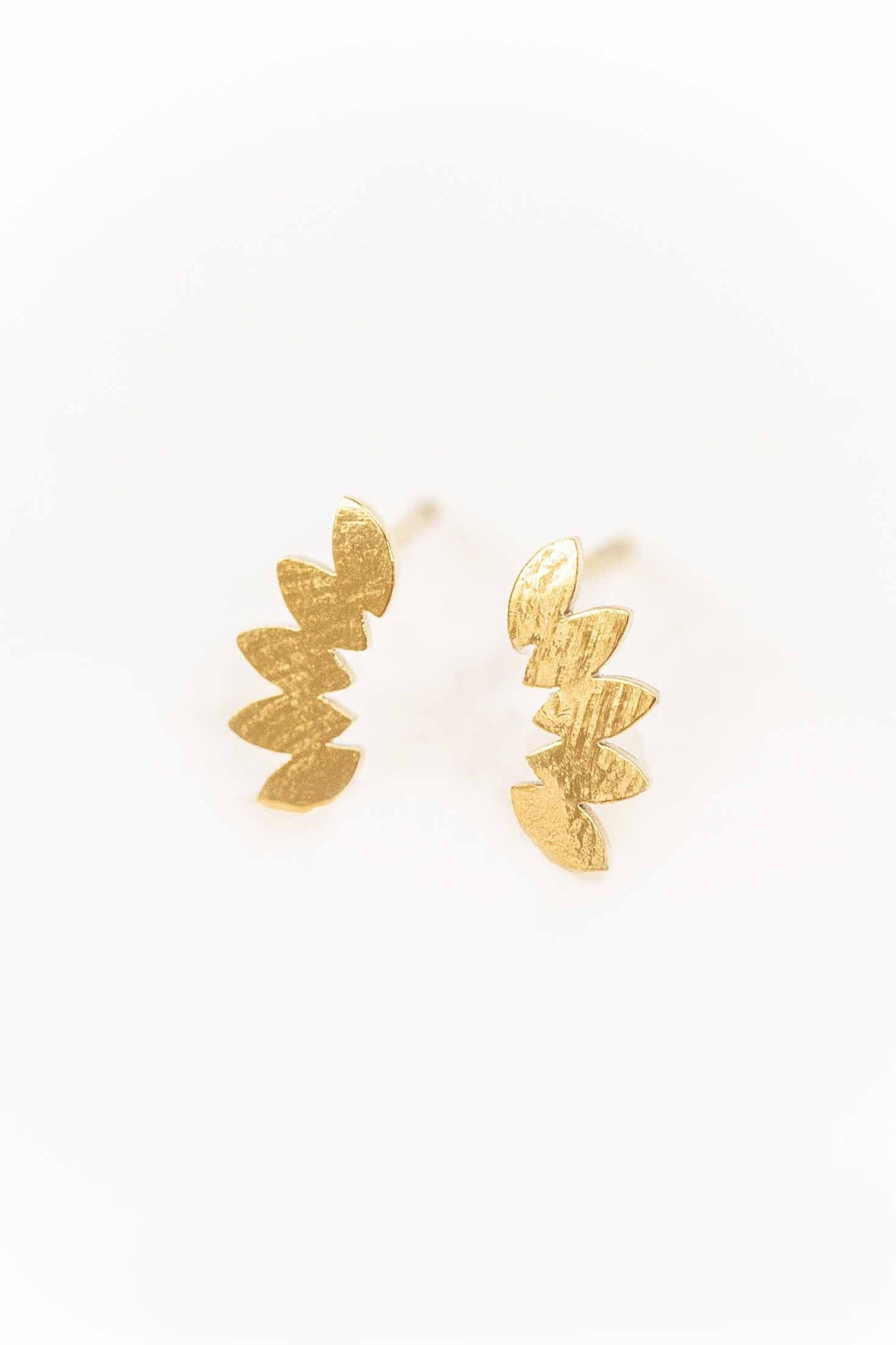 Floret Stud Earrings | Gold