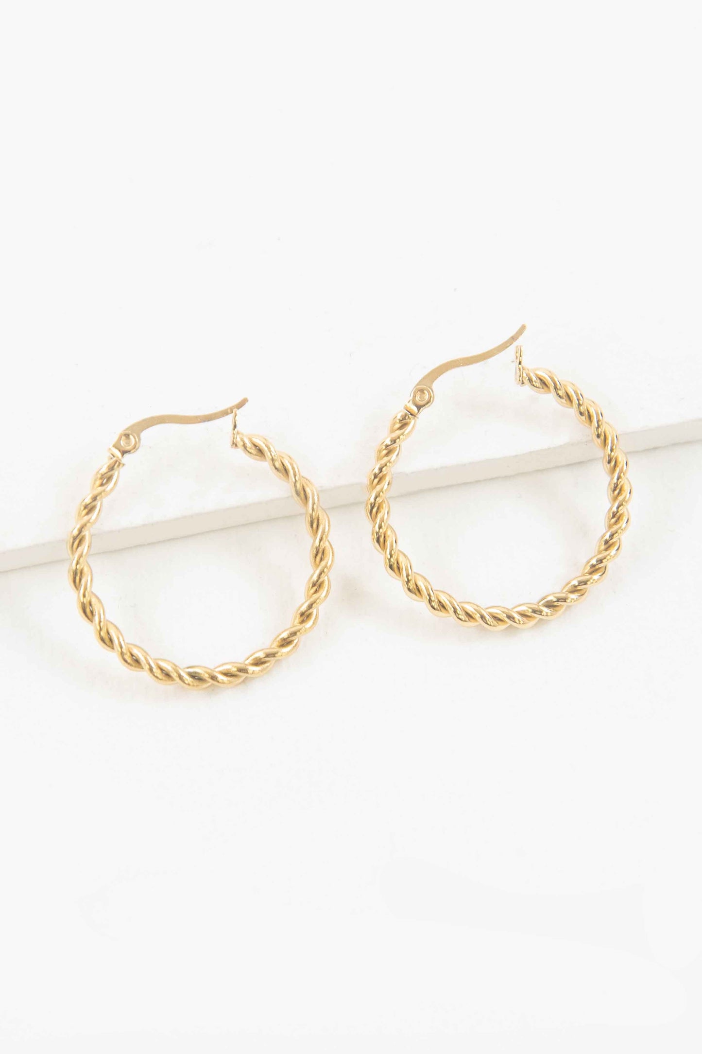 Plait Hoop Earrings