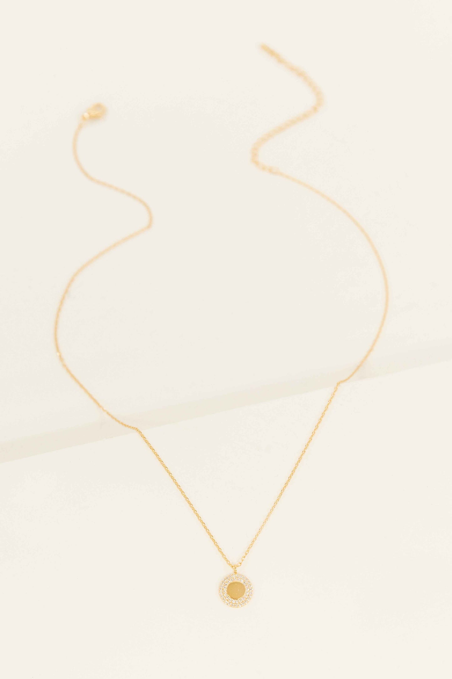 Halo Necklace | Gold