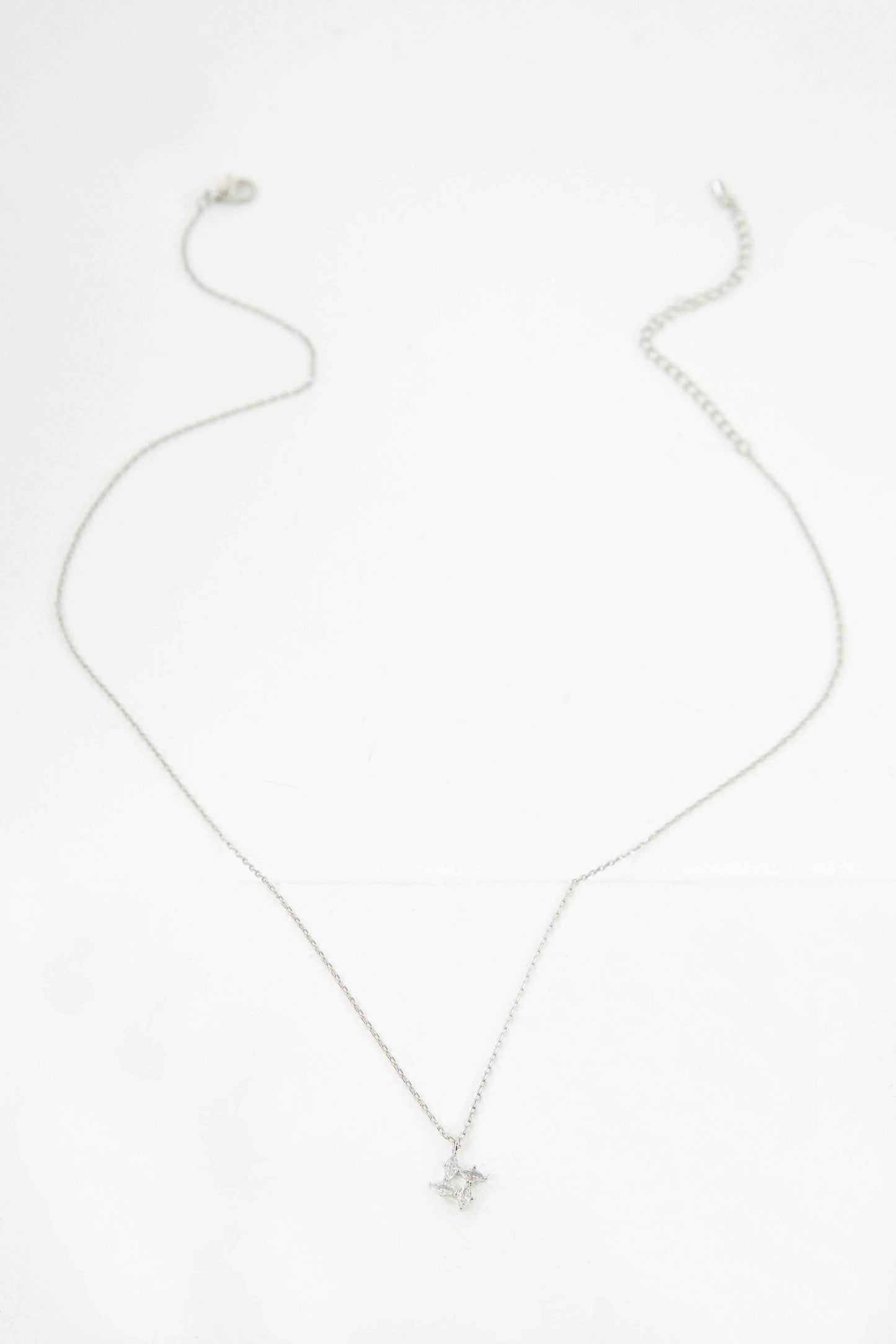 Windmill Charm Necklace | Silver