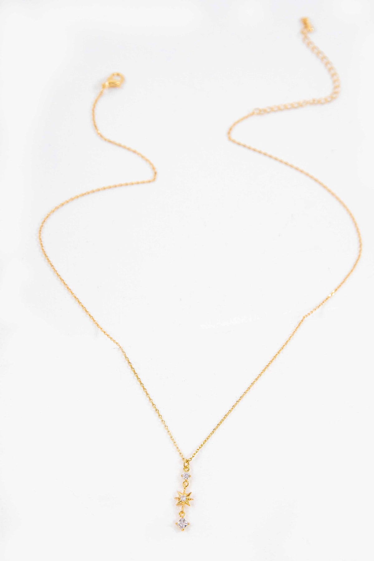 Castor Dangle Necklace | Gold