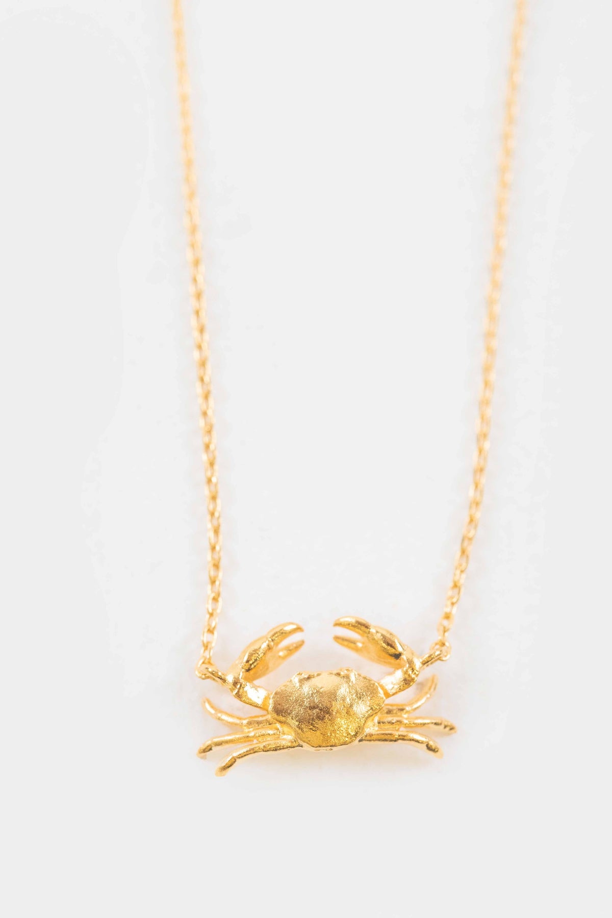 Bay Crab Necklace | Gold