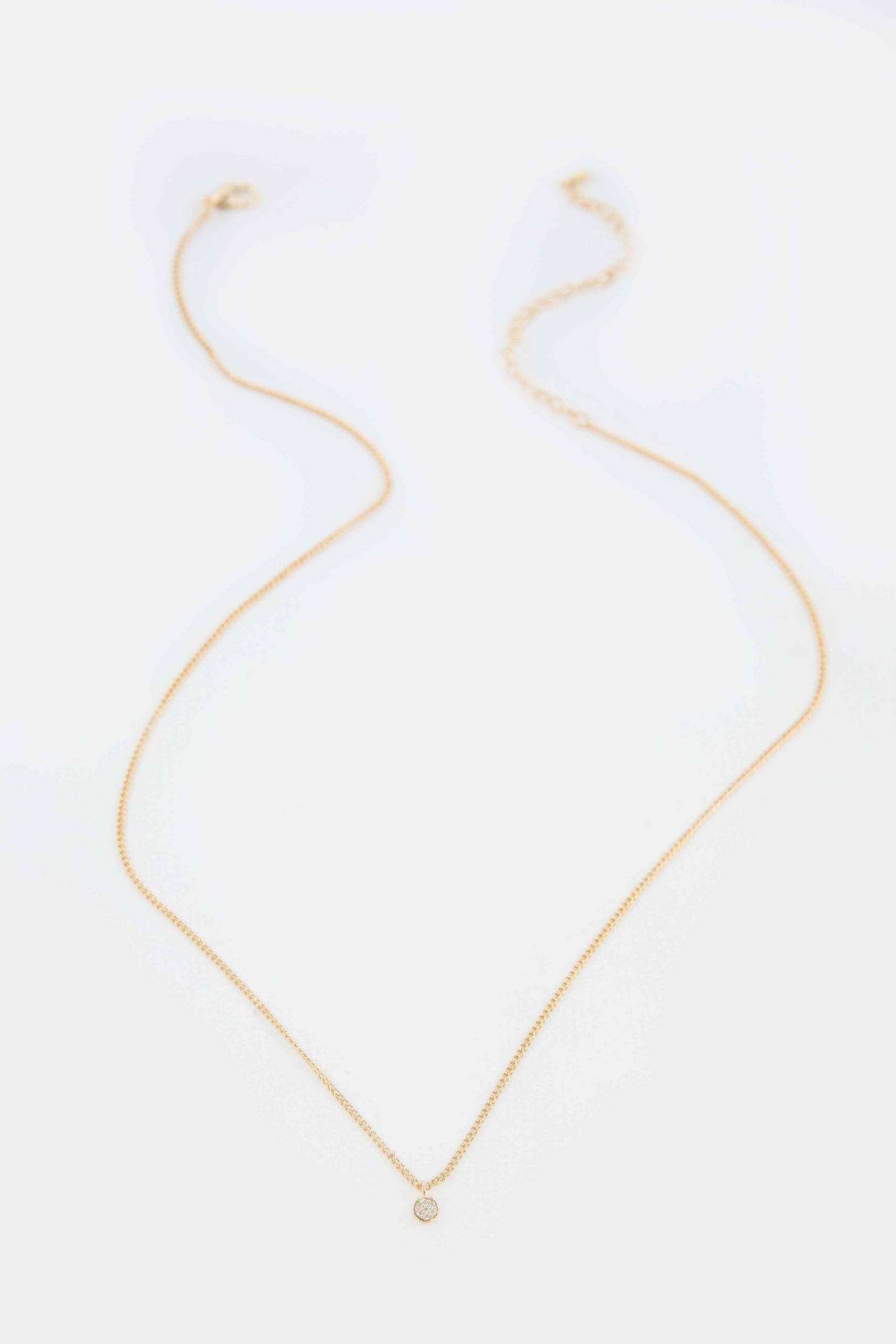 Dot Charm Necklace | Gold