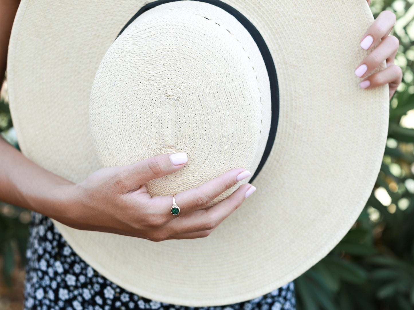 Micro Druzy Ring - Emerald City