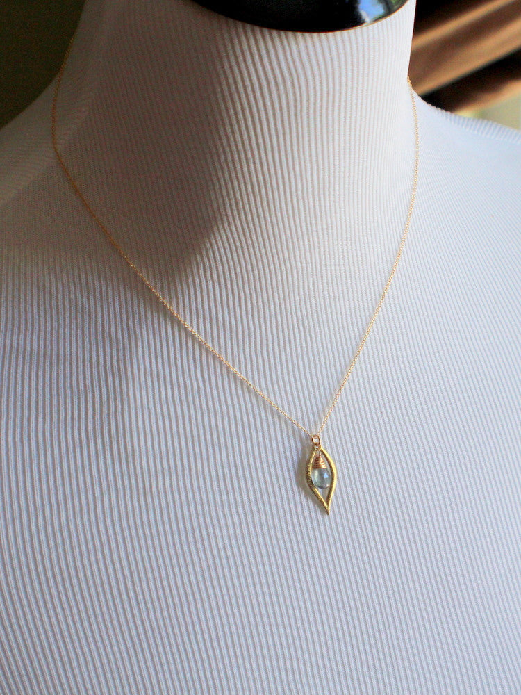 Dew Necklace (Multiple Stones Available)