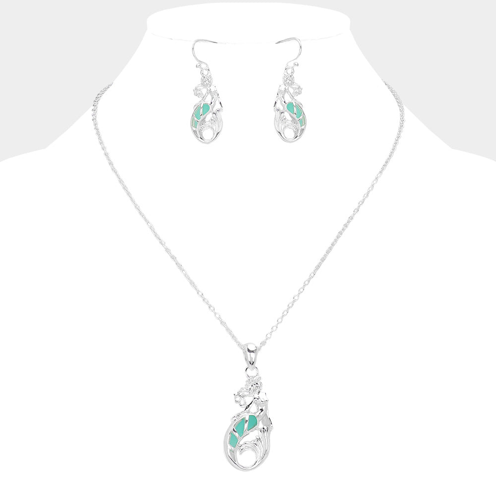 Mermaid Pendant Necklace