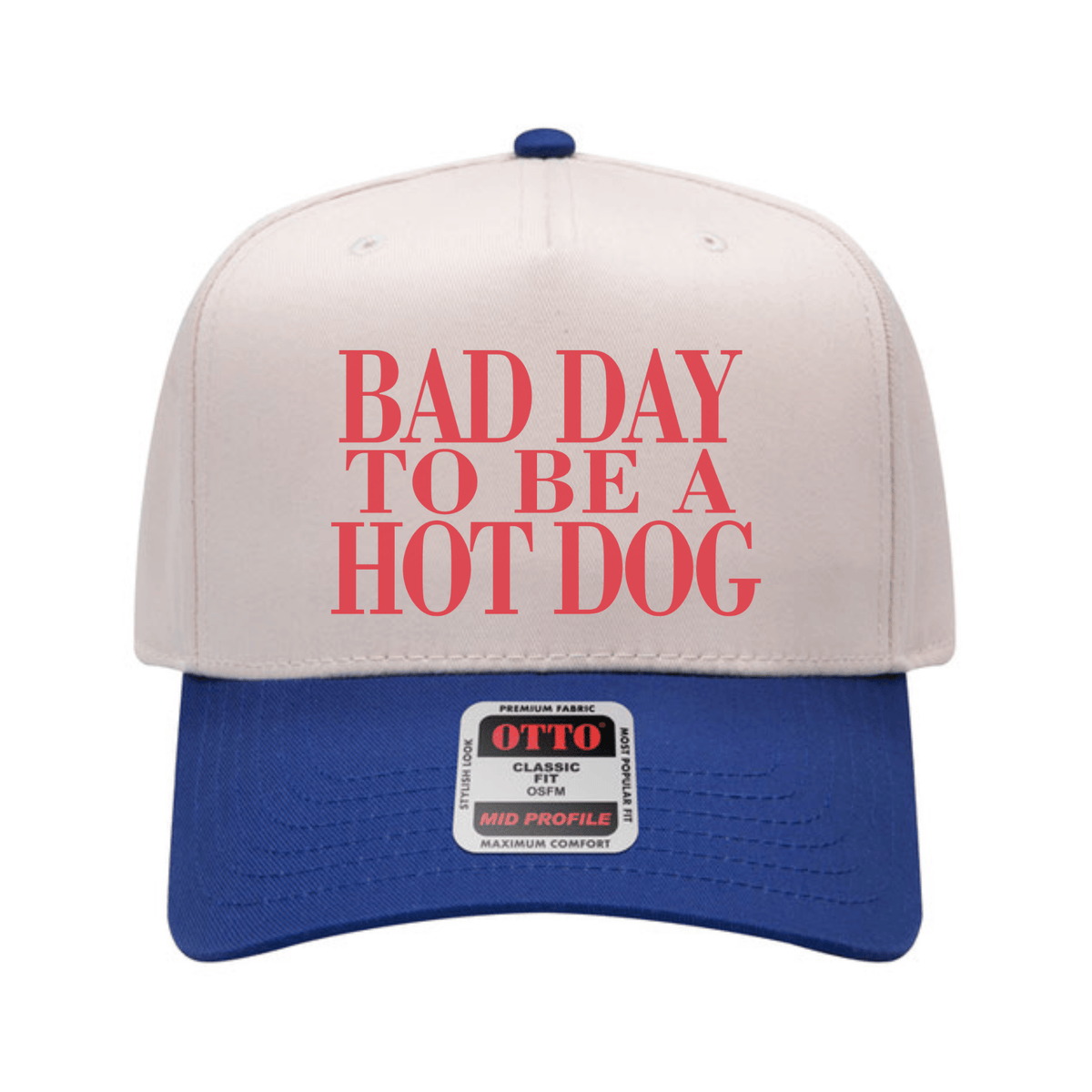 Bad Day to Be a Hot Dog Trucker Hat – Funny Fourth of July Patriotic Hat