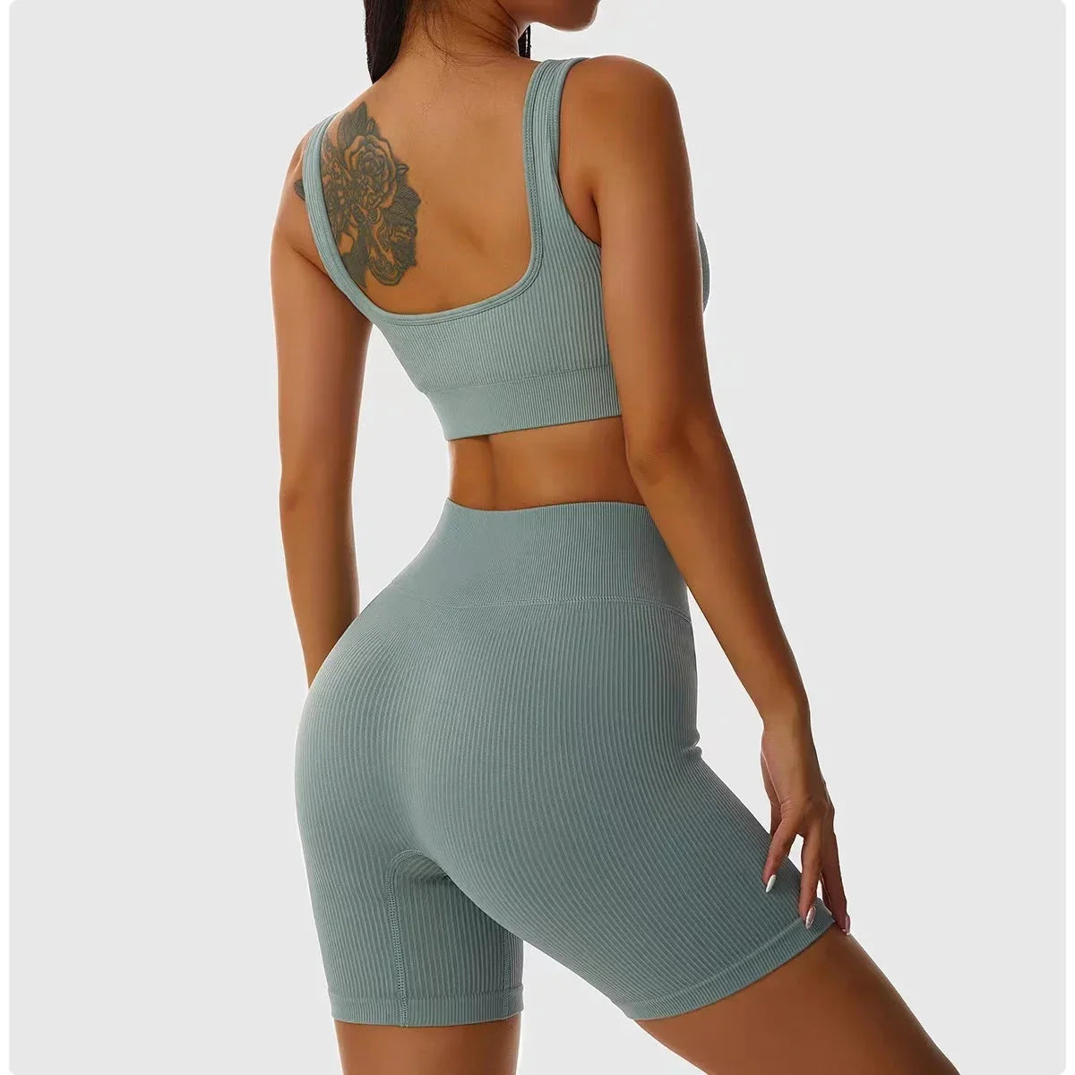 š¤ Ribbed Seamless Yoga Set