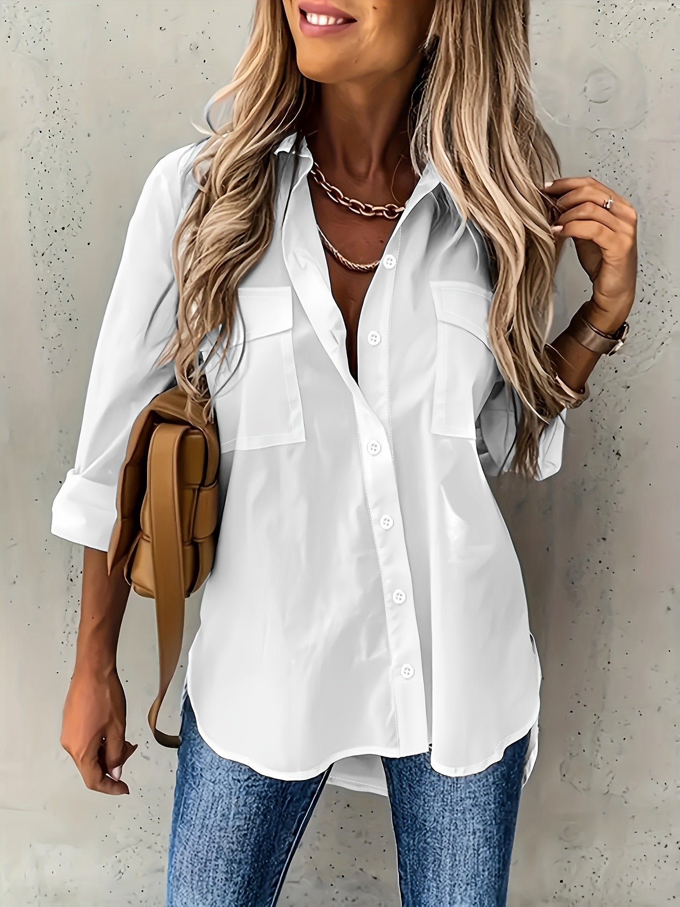 š Plus Size Women's Long Sleeve Two-Piece Casual Set