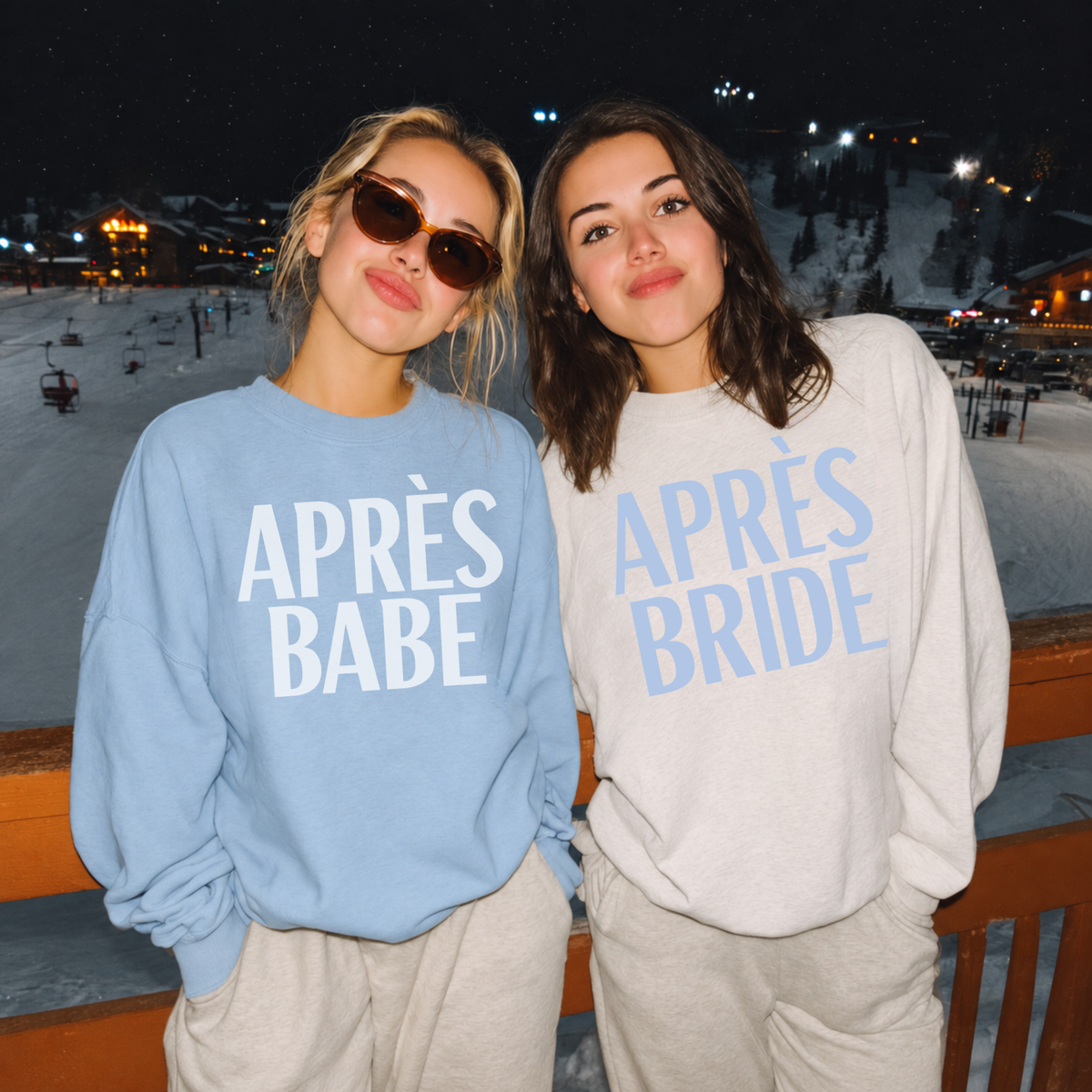 Après Bride Sweatshirt – Ski Bachelorette Party Crewneck