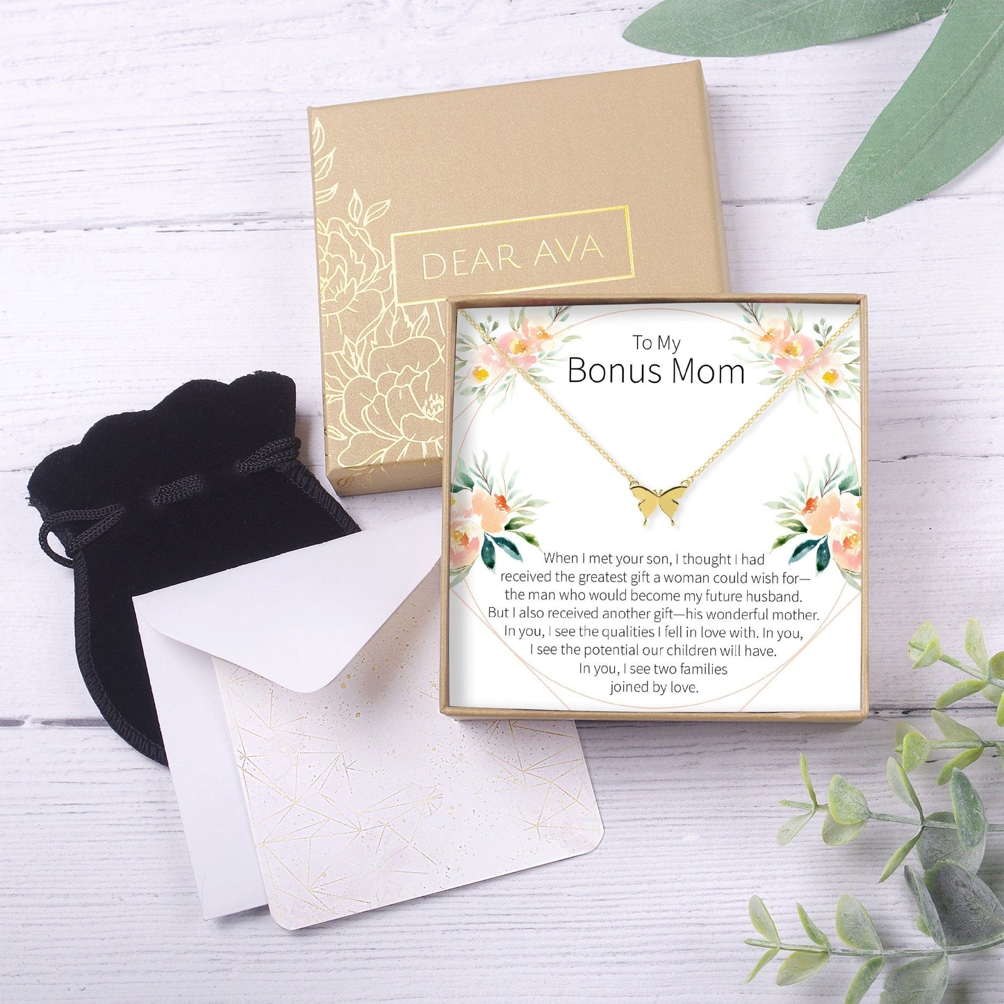 Bonus Mom Necklace, Multiple Styles
