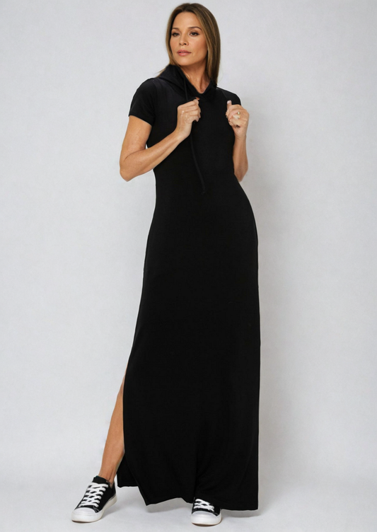 Luxe Lounge Hoodie Dress