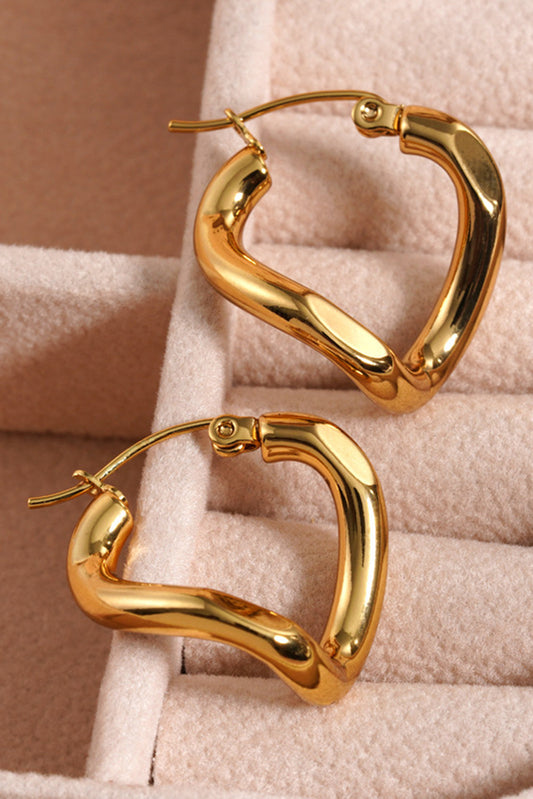 Zyla Spiral Stainless Steel Earrings