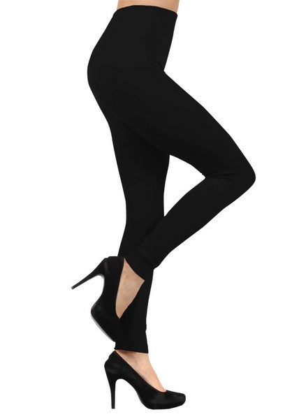 Solid Color Heavy Weight Fleece Leggings | Modern Boutique Fashion