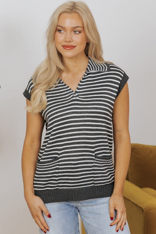 Modern Emporium Boutique Style - Gray Stripe – women's boutique fashion