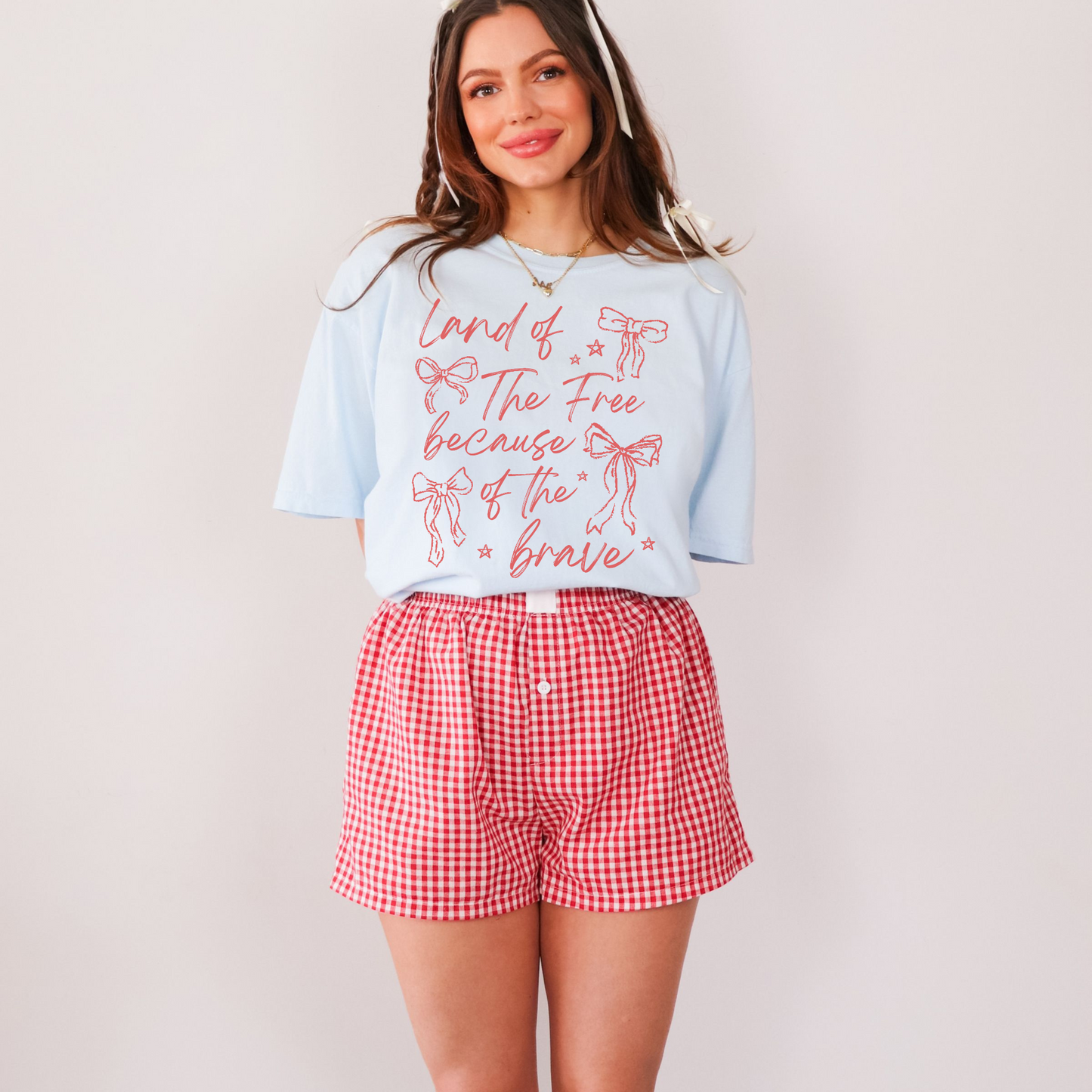 Land Of The Free Tee Shirt
