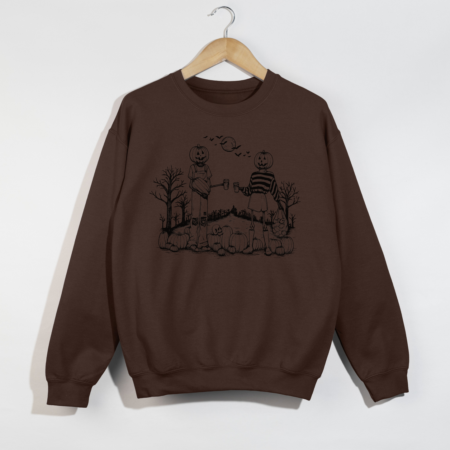 Pumpkin Besties Halloween Crewneck Sweatshirt