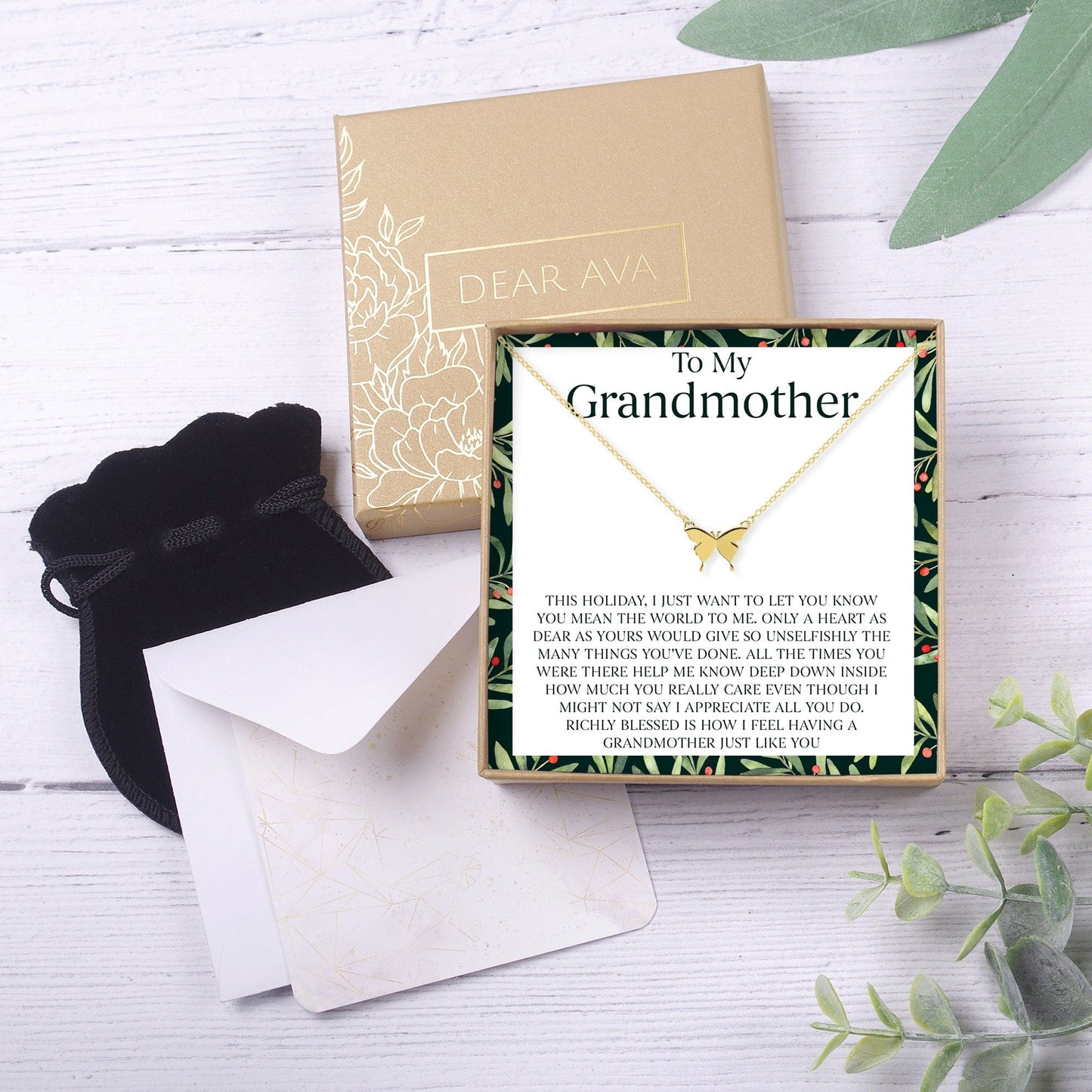 Christmas Gift for Grandmother Necklace, Multiple Styles