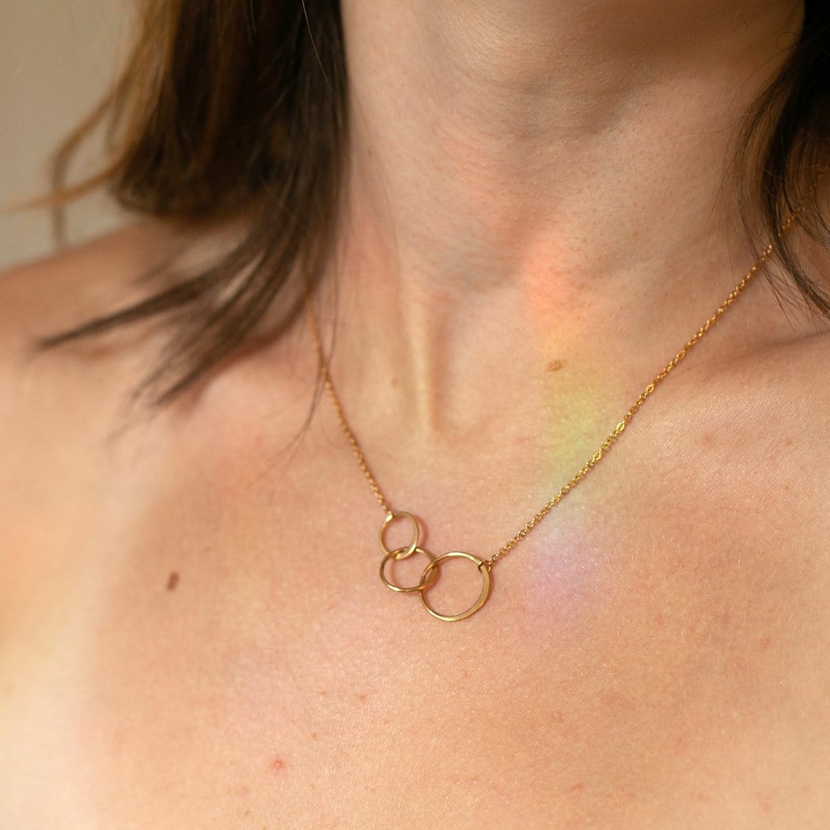 Christmas Gift For Nana Triple Circles Necklace