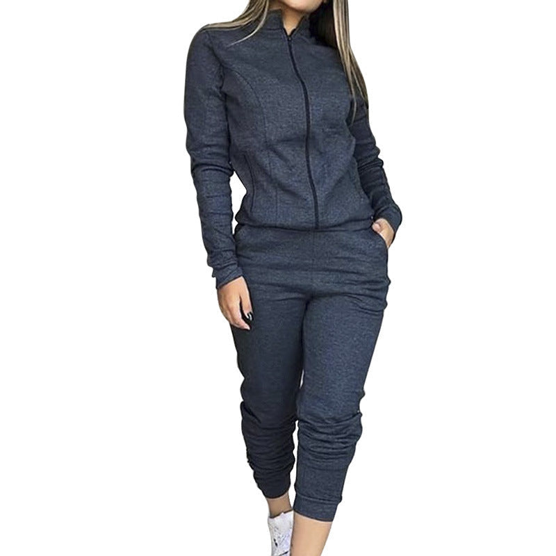 π Women's Street Style Two-Piece Casual Suit