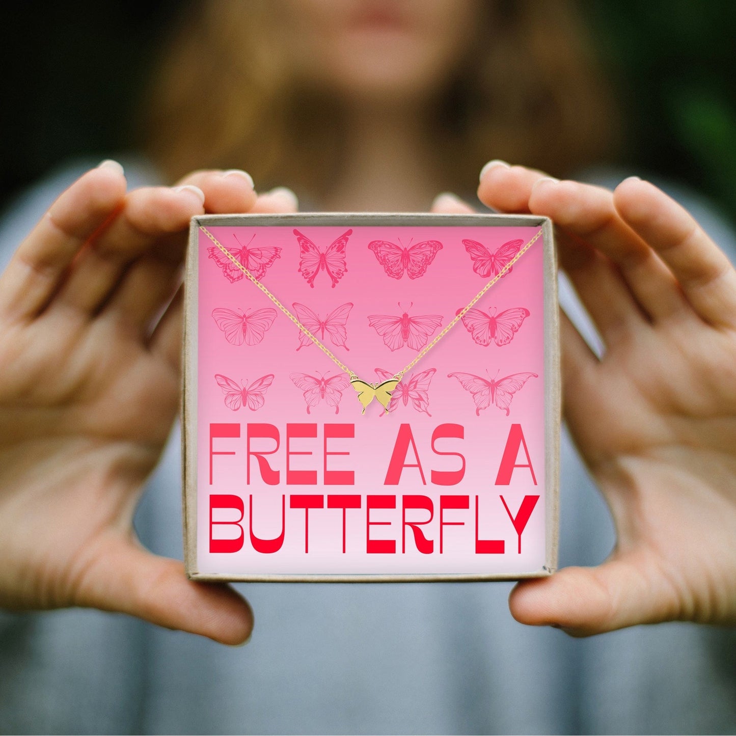 Gifts for Girls Butterfly Pendant Necklace