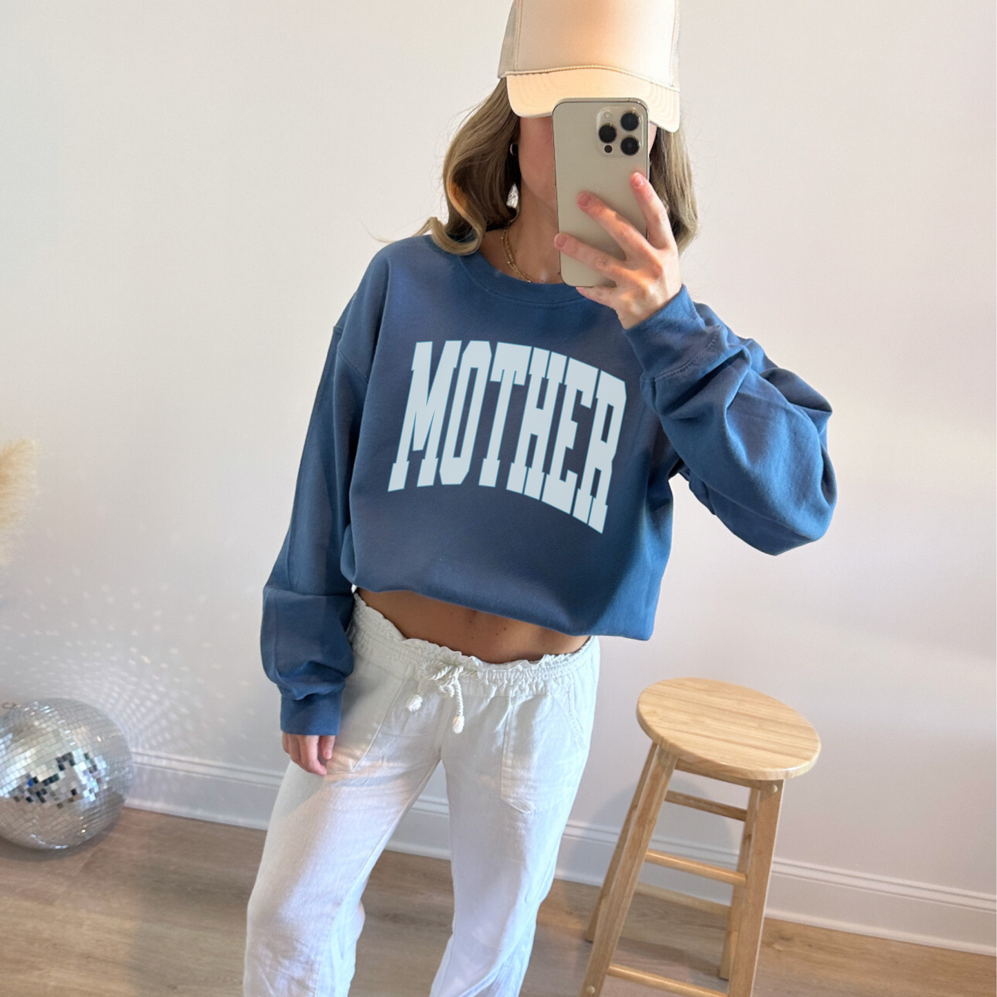 MOTHER Collegiate Crewneck Sweatshirt – Soft Everyday Mom Pullover