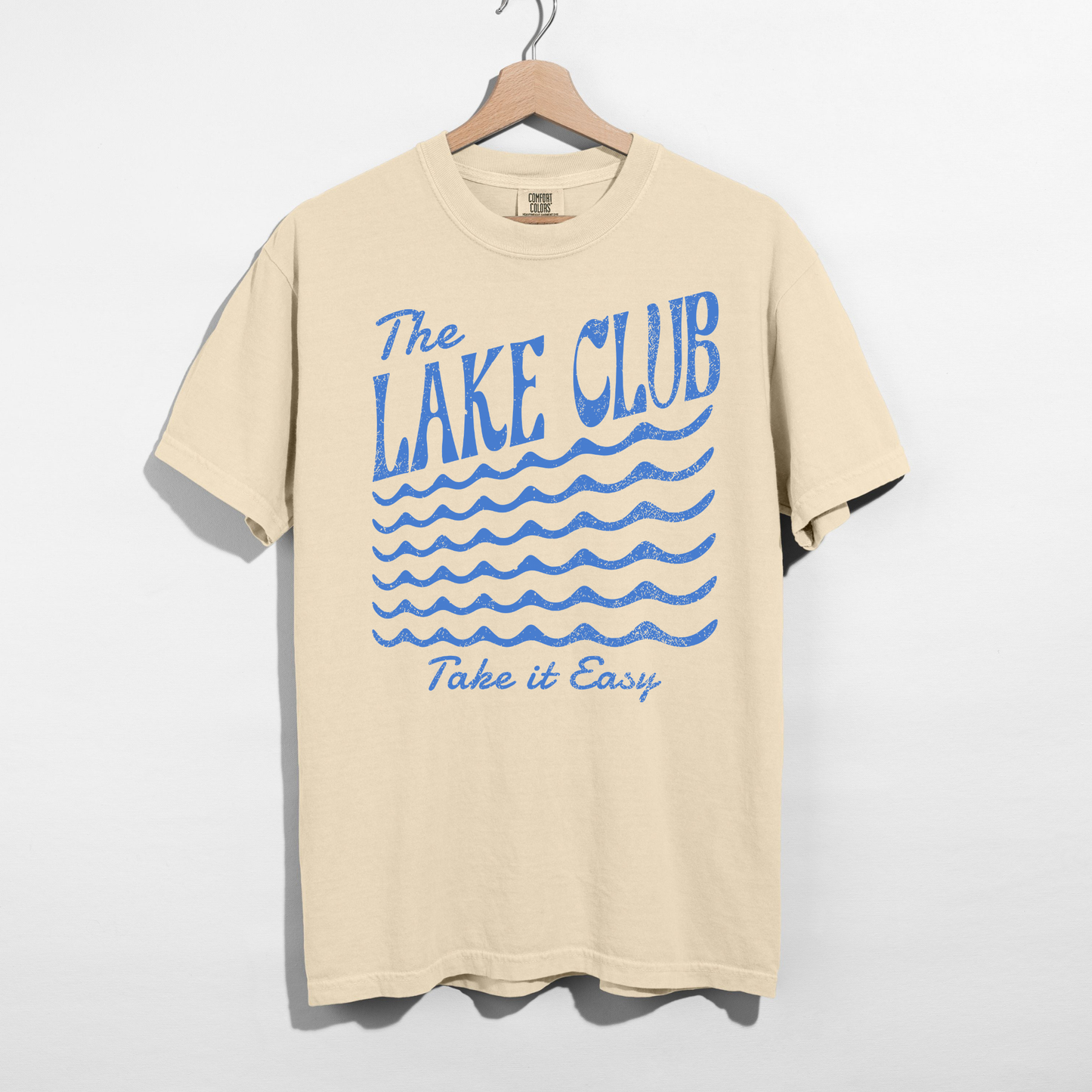 The Lake Club Take It Easy Lake Life T-Shirt | Summer Boating Graphic Tee