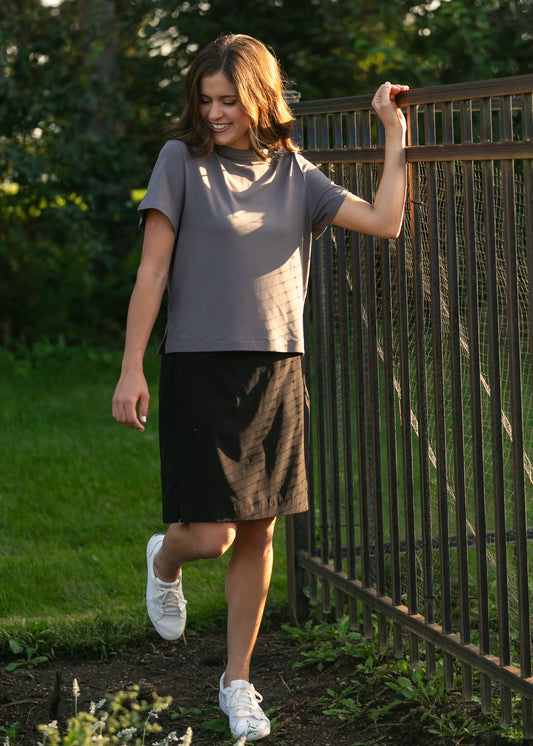 Kia Dusty Mauve Athletic Short Sleeve T-Shirt - alternate view 1