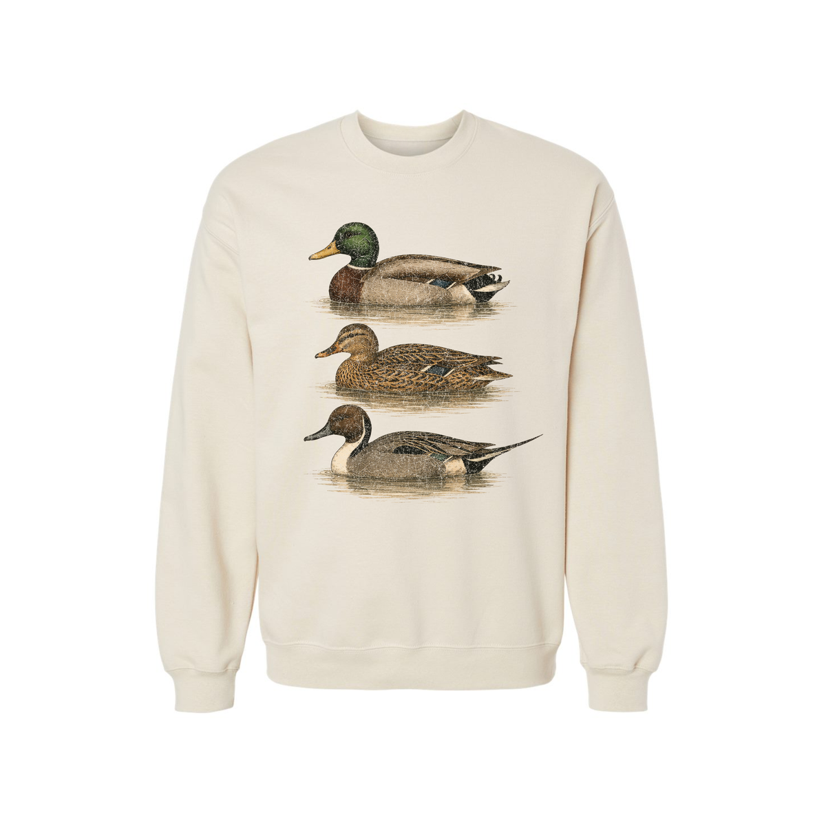 Vintage Mallard Duck Sweatshirt | Waterfowl Crewneck