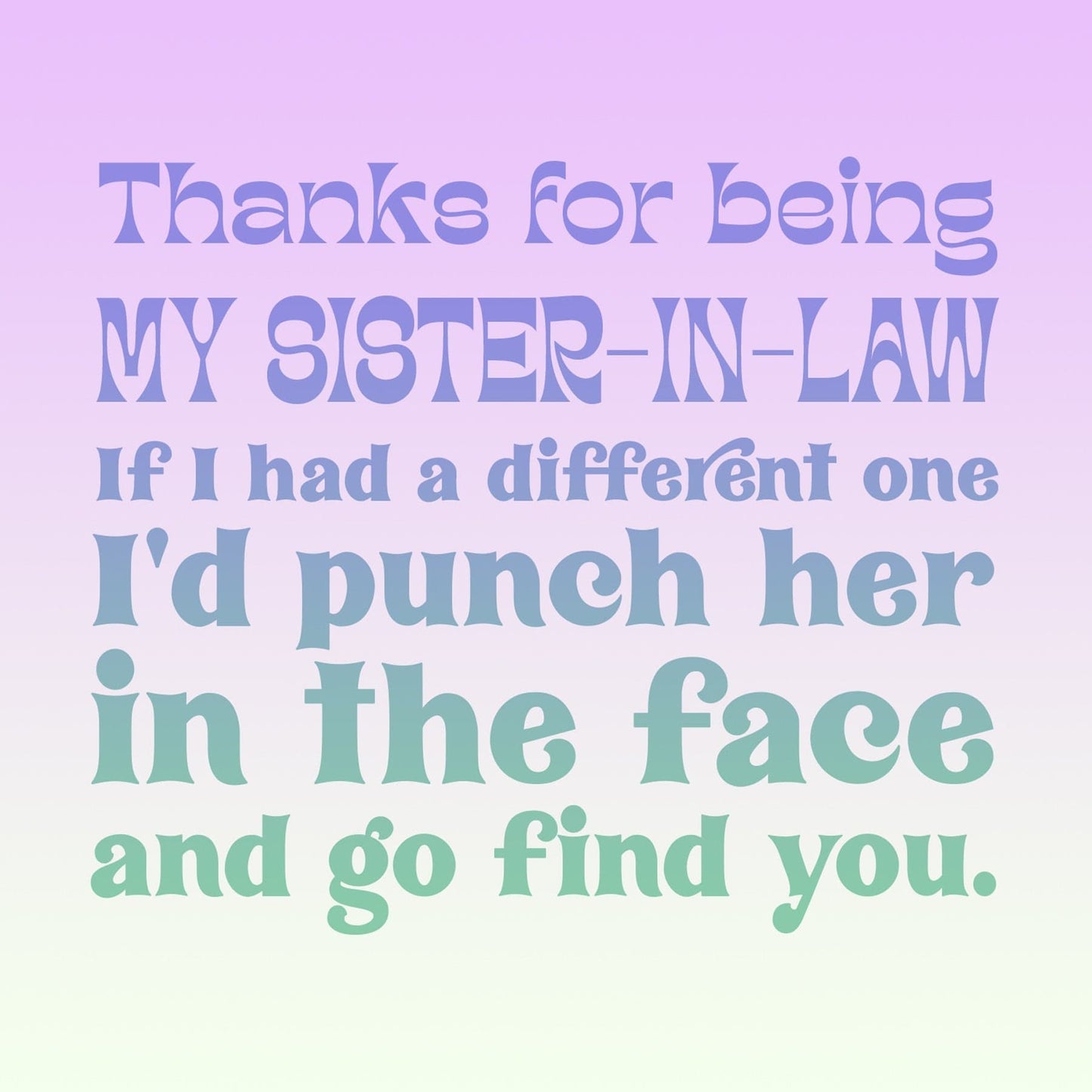 Sister-In-Law Spa Gift Box