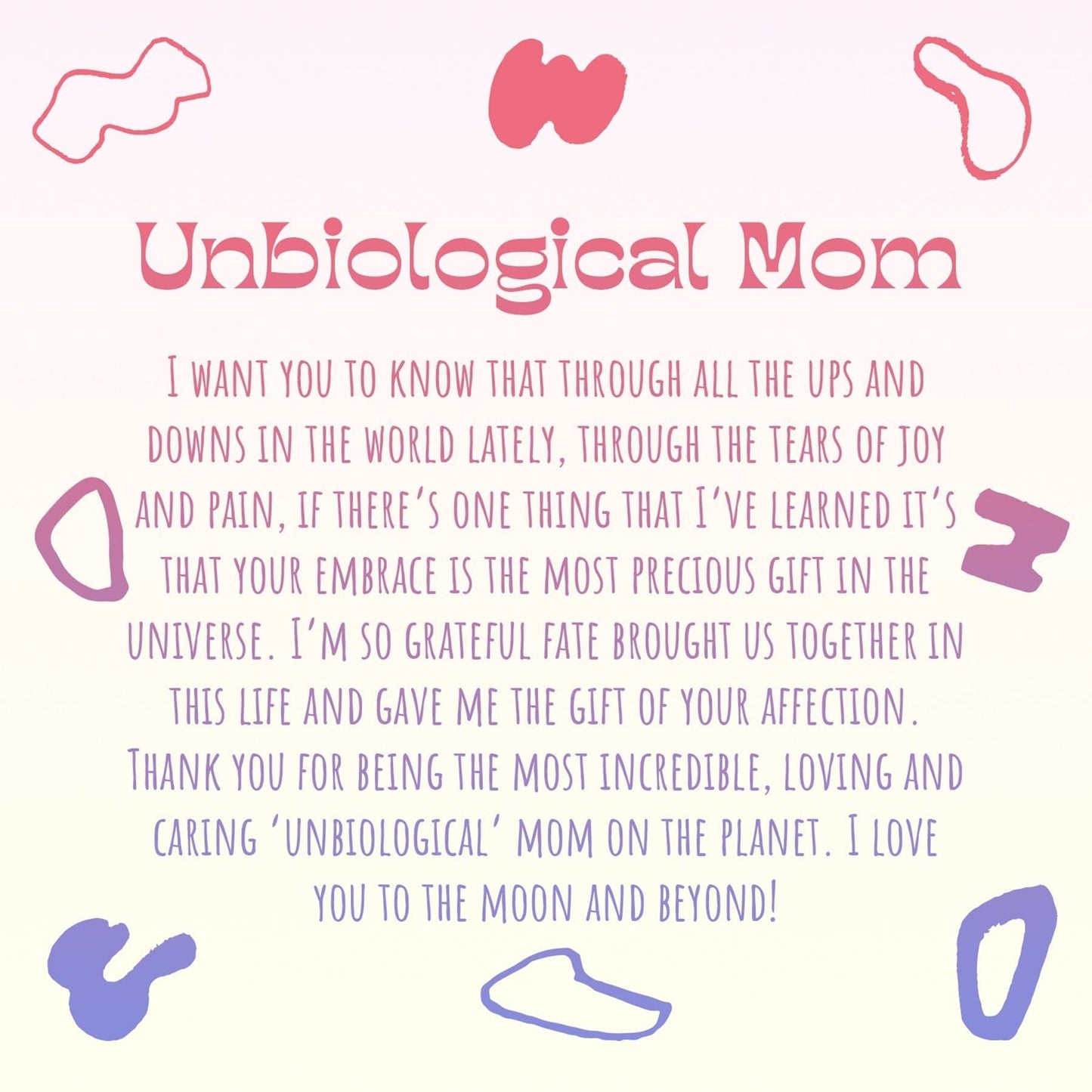Unbiological Mom Gift Box Set