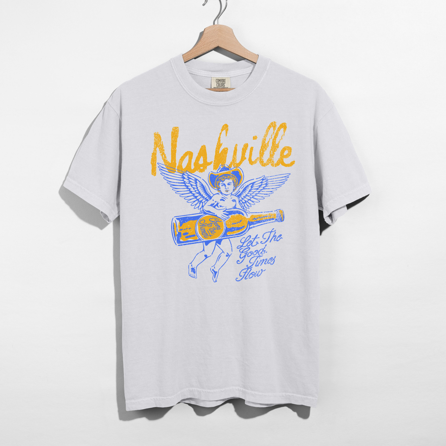 Nashville Graphic Tee β Western Angel Shirt | Country Concert Outfit Tee