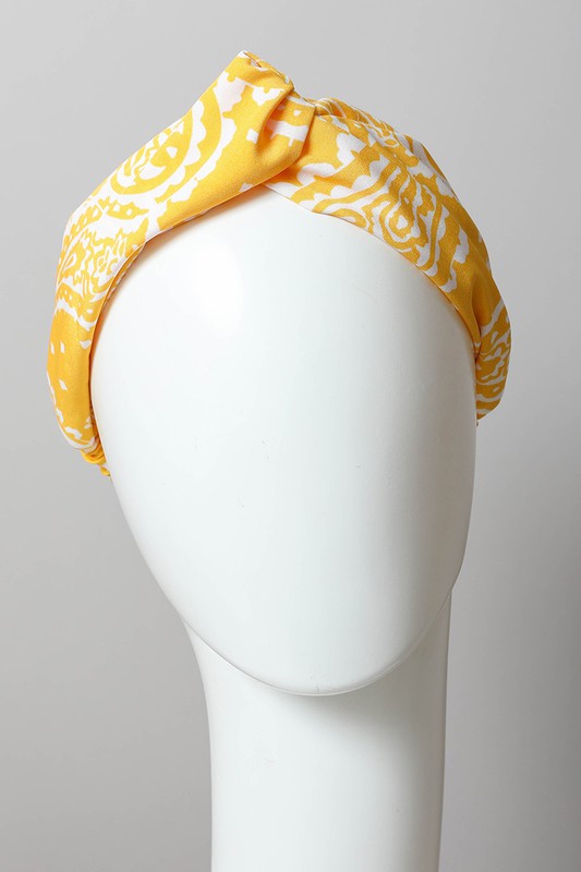 Large Paisley Print Bright Boho Headwrap - ShopModernEmporium
