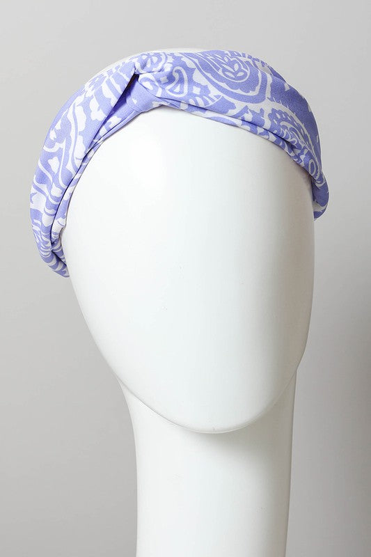Large Paisley Print Bright Boho Headwrap - ShopModernEmporium