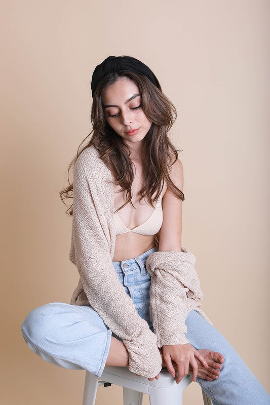 Wide Stripe Topknot Headband - ShopModernEmporium