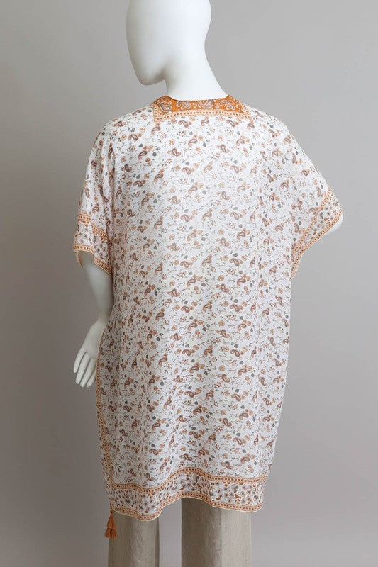Ditsy Floral Paisley Kimono - ShopModernEmporium