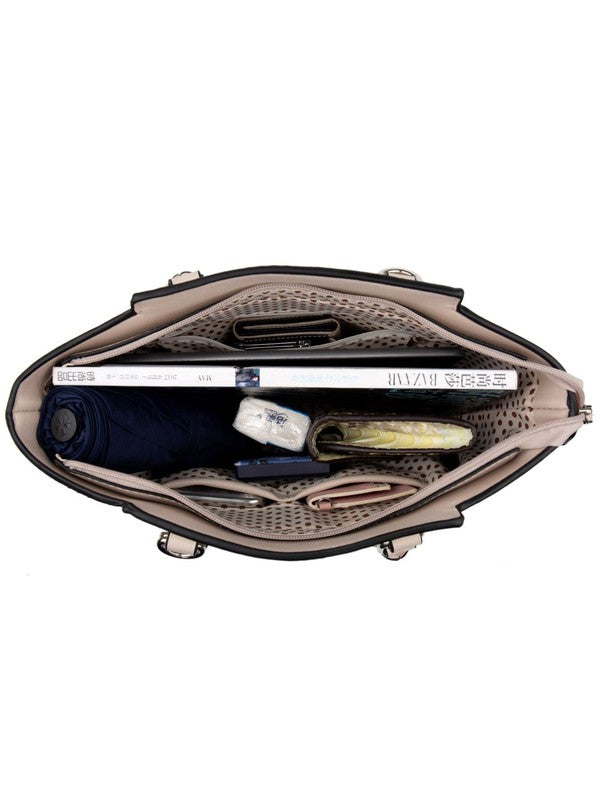 Women tote bag medium large with long strap - ShopModernEmporium