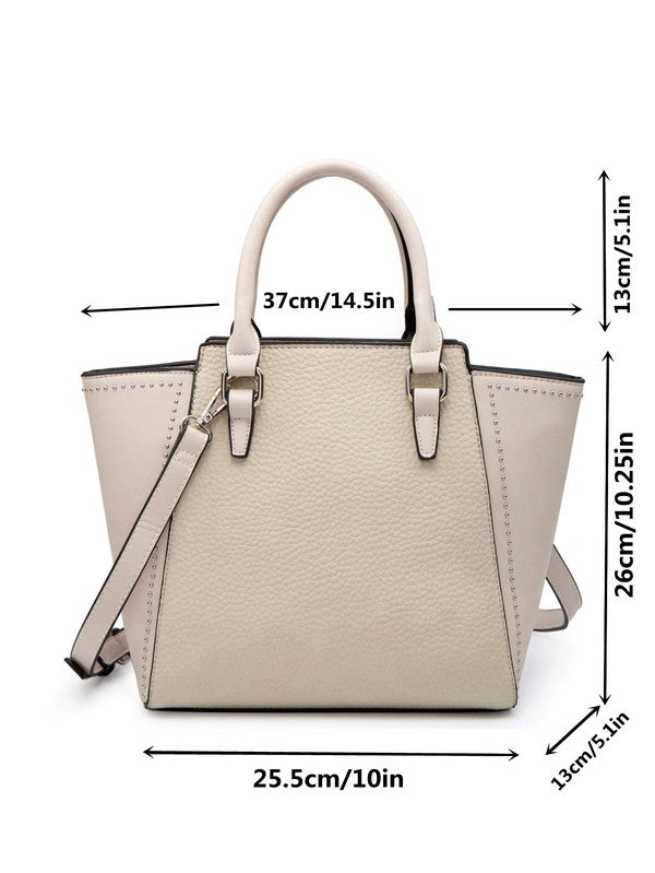 Women tote bag medium large with long strap - ShopModernEmporium